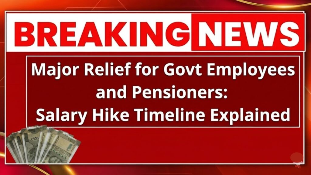 Major Relief for Govt Employees and Pensioners: Salary Hike Timeline Explained
